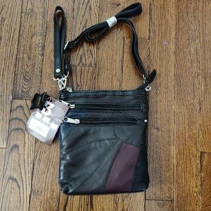 Stone mountain leather handbag